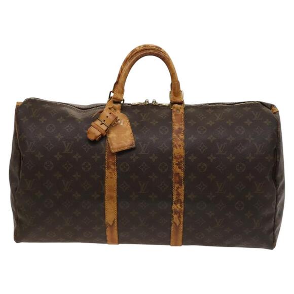 LOUIS VUITTON Monogram Keepall 55 Boston Bag M41424 - Picture 13 of 16